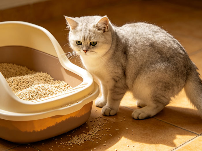 Non-clumping litter for kittens